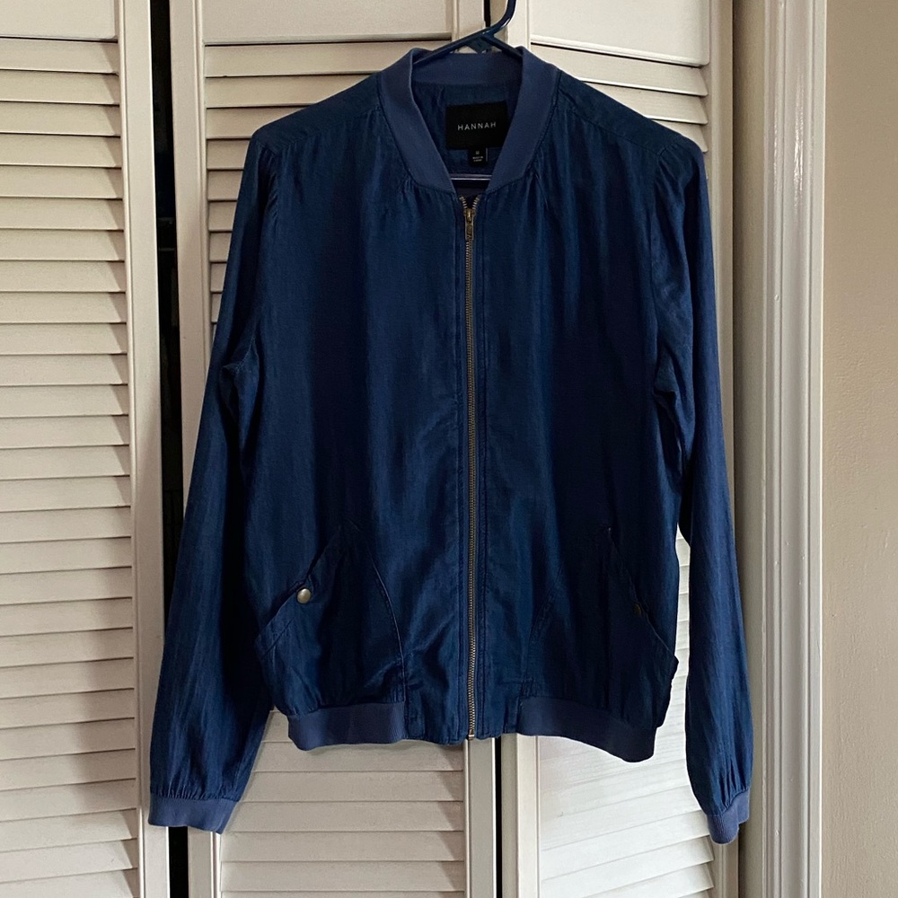 Hannah Lightweight Denim Jacket SZ MED